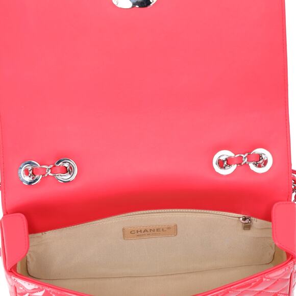 CHANEL Matelasse Coco Boy Shoulder Bag A92797 Pink Patent Leather - Picture 6 of 9